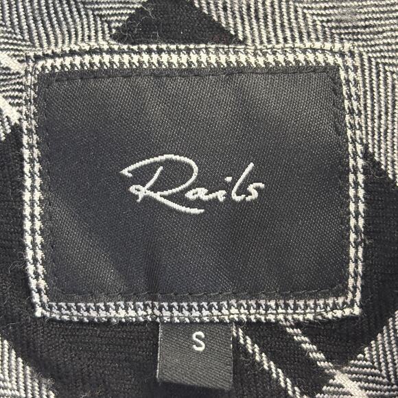 Rails Women's Preppy Hipster Cabincore Flannel Top Size S Classic Minimalist - Picture 4 of 9